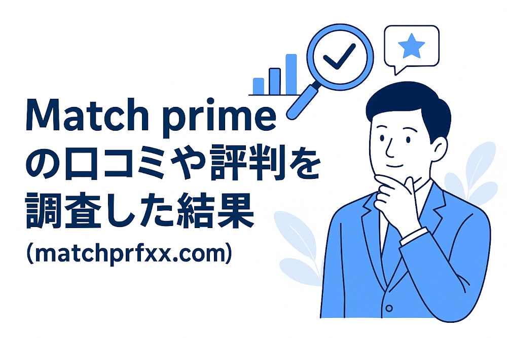 Match prime(matchprfxx.com)の口コミや評判を調査した結果