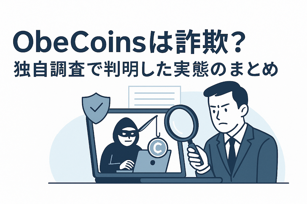 ObeCoinsは詐欺？独自調査で判明した実態のまとめ